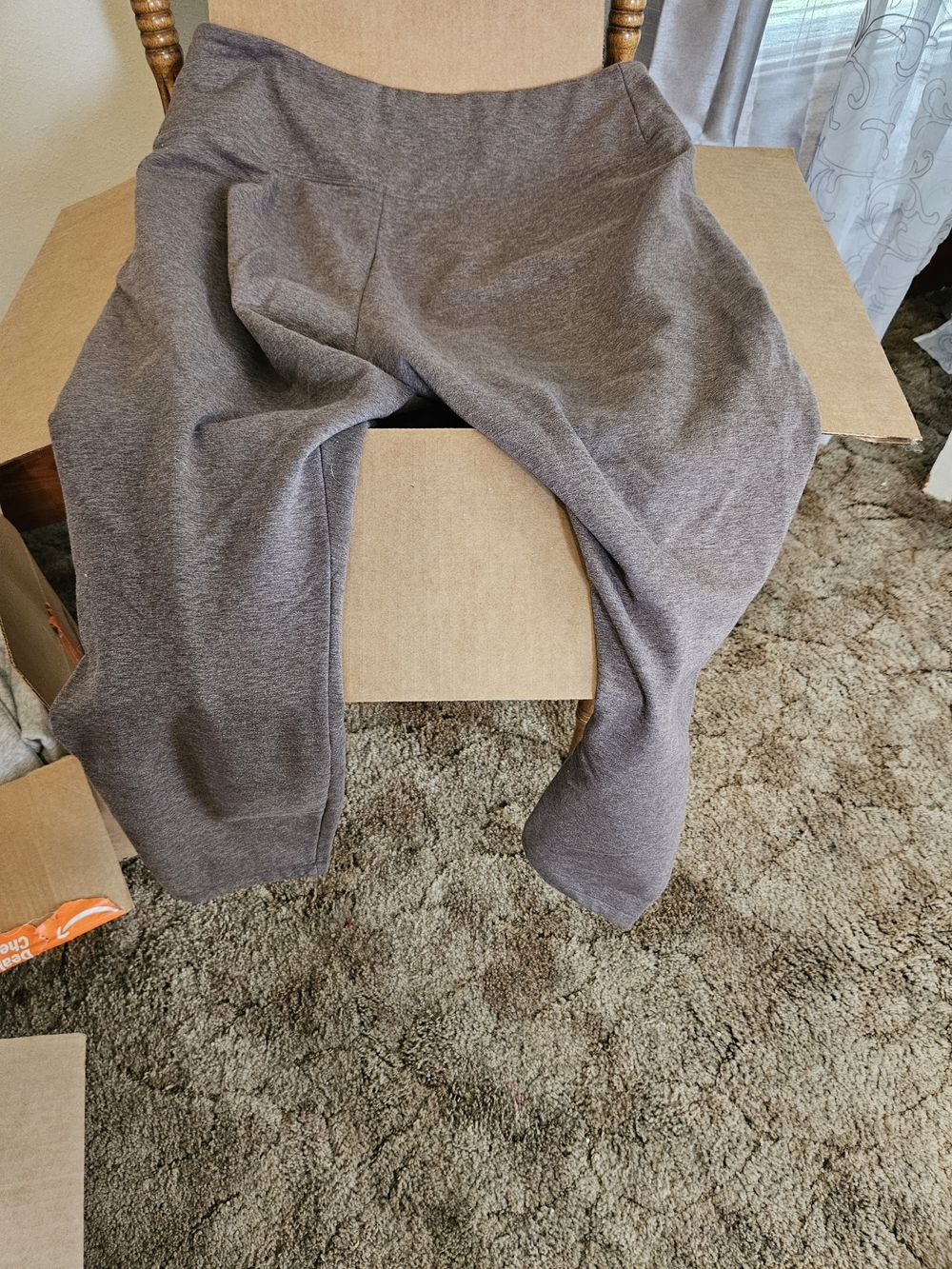 Simply Vera Vera Wang XL Gray Leggings - Picture 2 of 3